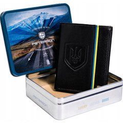 Гаманець чоловічий шкіряний Peterson PTN 303UP-5590 чорний
