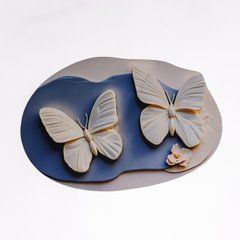 Килимок для ванної кімнати з 3D-ефектом Hover Bloom 38*58 см діатомітовий Синій HP-42-36, Синий