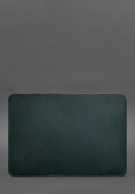 Шкіряний чохол для MacBook 14 дюйм Зелений Crazy Horse, Зелений