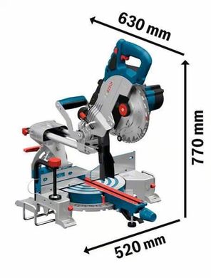 Торцювальна пила акумуляторна Bosch GCM 18V-216 (0601B41001)