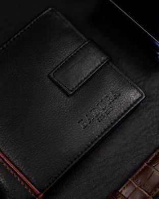Кошелек мужской кожаный Badura B-N30257-CAW Black
