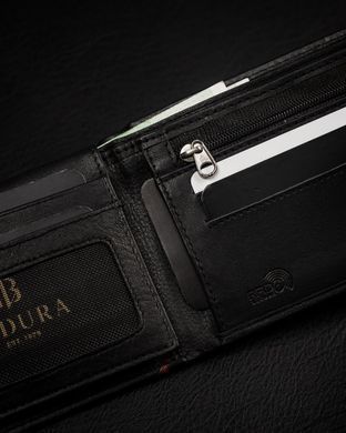 Кошелек мужской кожаный Badura B-N30257-CAW Black