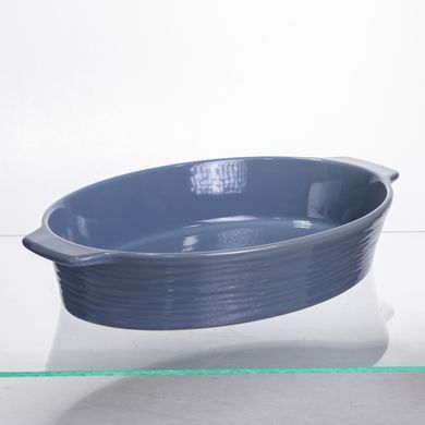 Форма для запекания овальная 36&times;22.5&times;7 (см) 2 литра Голубой S1288