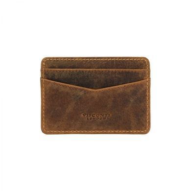 Кардхолдер шкіряний Visconti VSL40 Axe (Oil Tan) коричневий