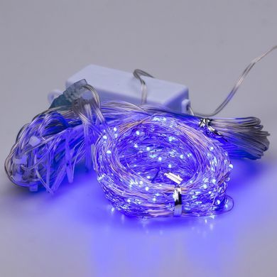 Гірлянда штора світлодіодна GarlandoPro 200LED Роса 3х3м 8 режимів 10 ниток гірлянда роса на ялинці Білий 173307W