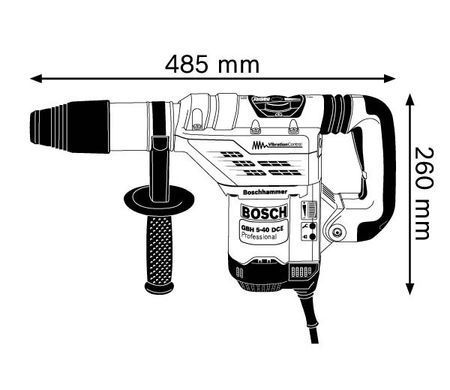 Перфоратор Bosch GBH 5-40 DCE Professional
