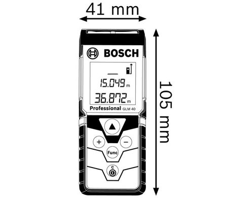 Далекомір лазерний Bosch GLM 40