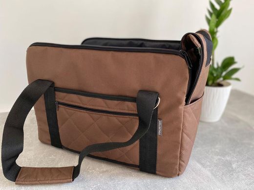 Сумка переноска для собак и кошек Voyage Brown L - 55х23х40см.