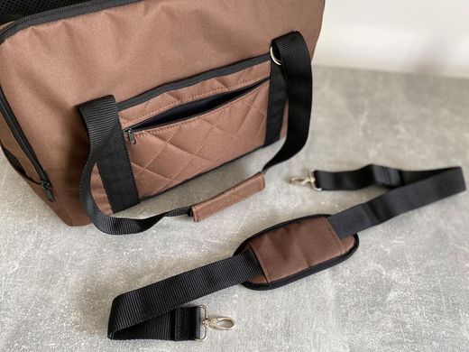 Сумка переноска для собак и кошек Voyage Brown L - 55х23х40см.