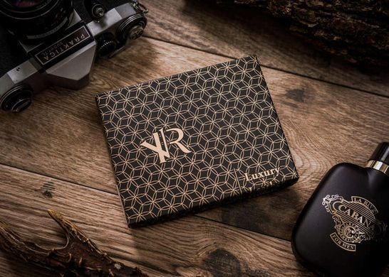 Гаманець чоловічий шкіряний ROVICKY N4-GOAN-5252 BLACK/RED чорний
