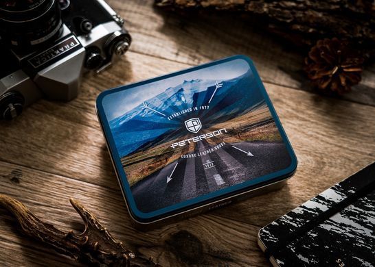 Кошелек мужской кожаный Peterson PTN 303UP-5590 черный