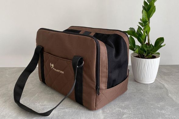 Сумка переноска для собак и кошек Voyage Brown L - 55х23х40см.