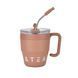 Термокружка Coffee & Tea с трубочкой коричневая HP-14-23BR