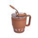 Термокружка Coffee & Tea с трубочкой коричневая HP-14-23BR