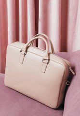 Шкіряна ділова сумка Briefcase 2.0 світло-бежевий, Бежевий
