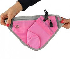 Багатофункціональна сумка для бігу на талію Sport (рожева)
