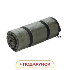 Килимок туристичний великий 1.5 на 2 метри складаний підстилка для пікніка та пляжу Lugi LU014, Зелений