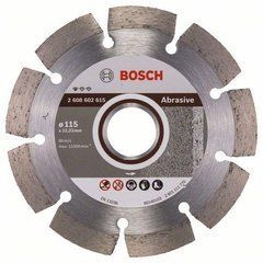Алмазне відрізне коло Bosch Standard for Abrasive 115 x 22.23 x 1.6 x 10 mm (2608602615)