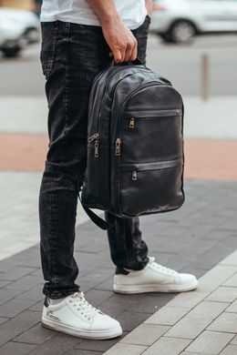 Чоловічий рюкзак для ноутбука та документів з натуральної шкіри Tiding Bag B2-87342A