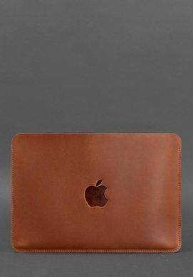 Шкіряний чохол для MacBook 14 дюйм Світло-коричневий Crazy Horse, Коричневий