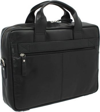 Сумка чоловіча шкіряна Visconti ML30 Hugo Black