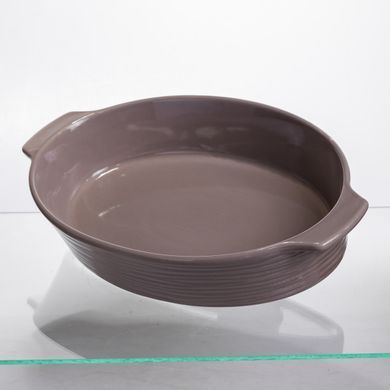 Форма для запекания овальная 36&times;22.5&times;7 (см) форма для духовки 2 литра Бежевый S1286