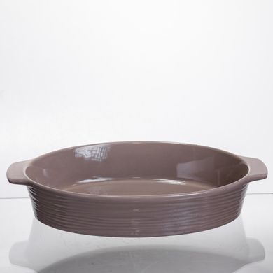 Форма для запекания овальная 36&times;22.5&times;7 (см) форма для духовки 2 литра Бежевый S1286