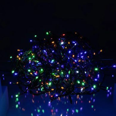 Уличная гирлянда Бахрома 25 м 405 LED черный провод Мультиколор 25MBML