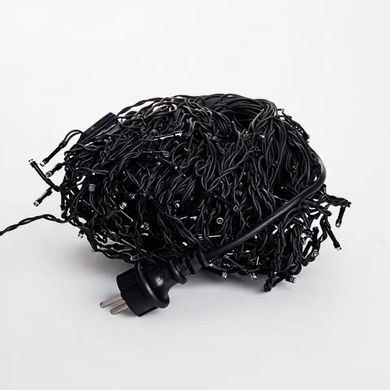 Уличная гирлянда Бахрома 25 м 405 LED черный провод Мультиколор 25MBML