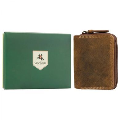 Гаманець чоловічий шкіряний Visconti 729 Rocket (Oil Tan) коричневий