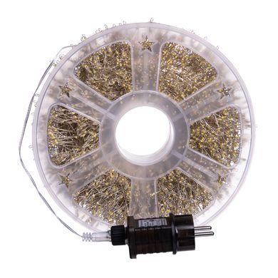 Новогодняя гирлянда Хвойная лапа 100 м 3000 LED белый провод Мультиколор D3000L100MWML