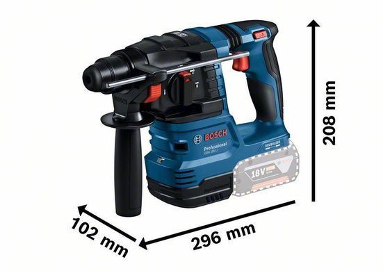Акумуляторний перфоратор Bosch GBH 185-LI SDS-Plus (0611924021) GBA 18V 4.0Ah - 2 шт.