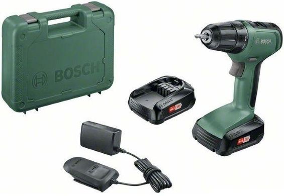 Акумуляторний шуруповерт Bosch UniversalDrill 18 (2 АКБ) (06039C8005)