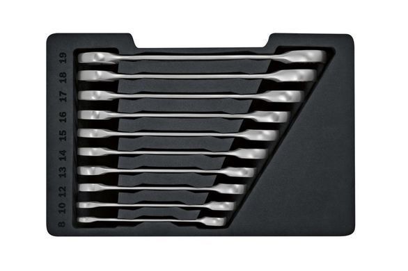 Набір гайкових ключів з храповиком, 10 шт Bosch (1600A02AU0)