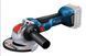 Акумуляторна кутова шліфувальна машина Bosch GWX 18V-10 Professional Solo (06017B0100)