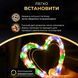 Гирлянда роса 20 метров USB на 200 led светодиодов капля белый провод мультиколор USB200L20MWML