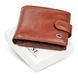 Мужское портмоне из натуральной кожи ST Leather В104 Коричневый