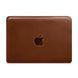 Шкіряний чохол для MacBook 14 дюйм Світло-коричневий Crazy Horse, Коричневий