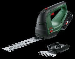 Акумуляторні кущорізи-ножиці для трави Bosch AdvancedShear 18V-10 (0600857000) Аку 2Ач та ЗП