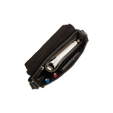 Сумка чоловіча шкіряна Visconti S11 Skyler чорна