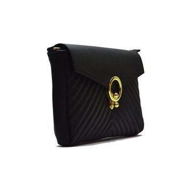 Женский кожаный клатч Italian fabric bags 2115 black