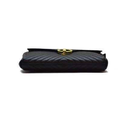 Женский кожаный клатч Italian fabric bags 2115 black
