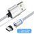 Магнитный кабель для зарядки RAXFLY LED Magnetic RAX118554 Type-C silver