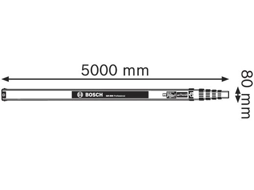 Вимірювальна рейка Bosch GR 500 Professional (0601094300)