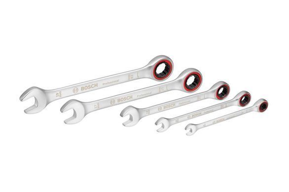 Набор гаечных ключей с храповиком 5 шт Bosch (1600A02Z3D)