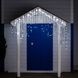 Уличная гирлянда бахрома 12 м 200 led черный провод черный провод Белый 12MBW