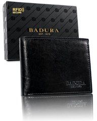 Гаманець чоловічий шкіряний Badura B-N61-MIL NERO