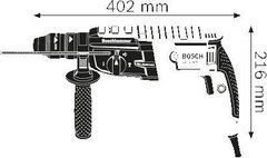 Перфоратор Bosch GBH 2-28 F Professional (0611267600) + набір свердел Bosch 6,8,10 мм