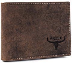 Гаманець чоловічий шкіряний BUFFALO WILD RM-02-HBW-7697 темно-коричневий