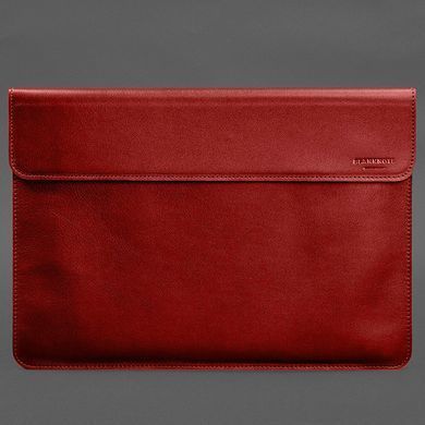 Кожаный чехол-конверт на магнитах для MacBook Air 15 (2023) Красный